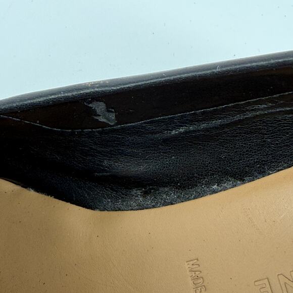 Everlane The Modern Loafer Black Pointy Toe Slip on Flats Preppy Italy Size 8.5 - Picture 6 of 9